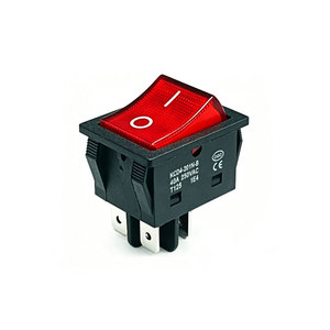 Interrupteur à bascule en cuivre rouge haute intensité KCD4 spécial pour machine à souder 16A 30A 40A 250V, bouton 4 broches, accessoires électriques - Product Image 1