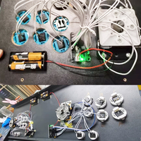 Manette de jeu arcade sans fil 2,4 G, plaque d'encodage USB bon marché pour deux joueurs, machine de jeu PC Mame, bricolage, pousse-pièces sans monnaie