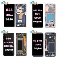 Écran OLED pour Samsung Galaxy S23 Ultra S22 Plus S21 S20 S10 S9 S8 Écran LCD Note 20 Ultra Note 10 Note 9 8 Affichage Avec Cadre