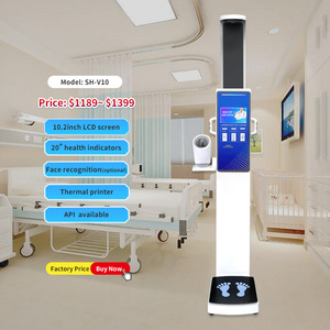 SH-V10 Integrated Self-Service Health Checkup Machine: Measures Protein, <strong>Fat</strong>, Height, <strong>Weight</strong>, BMI, Blood Pressure, Heart <strong>Rate</strong> - Product Image 6