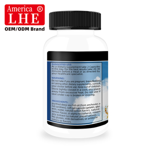 Gélules d'huile de poisson de haute qualité, favorisent la santé oculaire et plus encore, sans gluten, pour adultes, complément d'huile de poisson, 90 gélules - Product Image 5