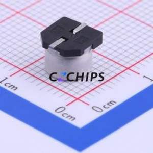 Condensateur électrolytique en aluminium SMD VEZ221M0JTR-0605, SMD, D6.3xL5.3mm 220uF 20% 6.3V 6.3mm - Product Image 2