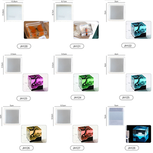 Bijoux faits à la main décoration de fleurs séchées cristal époxy <span class=keywords><strong>résine</strong></span> bon marché cube <span class=keywords><strong>moule</strong></span> <span class=keywords><strong>en</strong></span> <span class=keywords><strong>silicone</strong></span> - Product Image 2