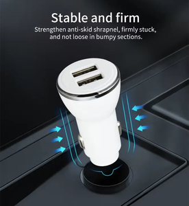 <span class=keywords><strong>Prix</strong></span> usine double <span class=keywords><strong>chargeur</strong></span> de voiture USB charge rapide 5V/2.4A <span class=keywords><strong>chargeur</strong></span> de voiture <span class=keywords><strong>Portable</strong></span> à Charge rapide pour téléphones mobiles - Product Image 2