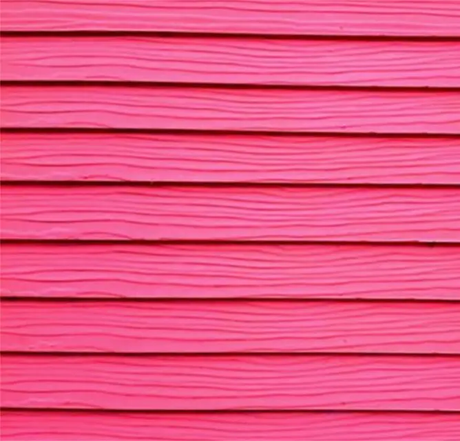 Tablero de pared de pájaro y listón vertical rosa, revestimiento de vinilo de pvc barato