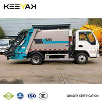 Promotion : Camion poubelle JAC 4x2 5m³ 6m³ 150HP, camion de nettoyage de poubelles léger, camion poubelle chinois