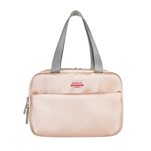 Bolsa de almuerzo aislada, ligera y duradera, con asa, cierre de cremallera, cinta de PP, bolsa térmica, logotipo personalizado, bolsa reutilizable para carrito. - Product Image 2