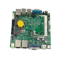 New Industrial Desktop Motherboard Intel Celeron CPU I3-6100U DDR3 VGA for Dual Display 2*Ethernet 2*COM 4*USB3.0 2*USB2.0 SATA