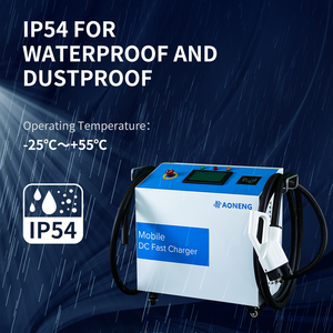 Nouvelle station de recharge de véhicules AONENG portable CCS2 30 kW rapide OCPP 1.6 CE avec écran tactile de 7 pouces pour usage commercial ANDCE51-30k - Product Image 2