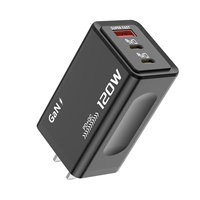 Chargeur PD 120W, charge rapide QC 3.0, USB Type C, chargeur rapide, prise US, adaptateur secteur USB-C 120W