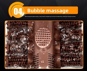 Masajeador de Pies Portátil Mimir y Rodillo de Masaje con Burbujas de Calor y Luz Roja - Relajación Automática para Pies Cansados - Product Image 4