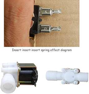 Aismartlink 1/2 "Gewinde Kunststoff-Magnetventil Wasser einlass Durchfluss schalter Magnetische Wasser luft Normaler weise geschlossene Werkzeuge DC 12V - Product Image 3