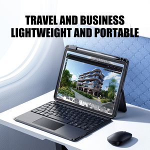 Funda Compatible con iPad Air de 10.5 Pulgadas, Todo <span class=keywords><strong>en</strong></span> Uno, con Clip para Lápiz, Teclado Táctil, Apta para Escuelas - Product Image 6