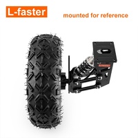 Kit de Quad Électrique Tout-Terrain DIY avec Moteur Brushless 500W, Construction Métallique, Télécommande Sans Fil, 4x4, Roues de 14,5 Pouces, Portée 200m
