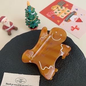 Sheshares sous-verres bohème acétate de cellulose pain d'épice homme tissé Boho Style pince à cheveux décor en acétate - Product Image 6