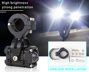 Foco Láser LED Externo Zdl2 de 30W y 16800Lm para Motocicleta Luz <span class=keywords><strong>Antiniebla</strong></span> Delantera con Arnés de Cables e Interruptor 12V/24V Amarillo Blanco - Product Image 5