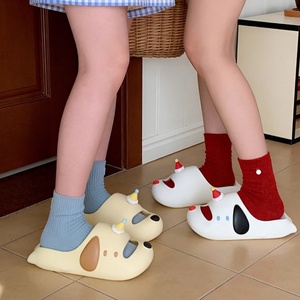 XIXITIAO 2026 Nouvelles pantoufles <span class=keywords><strong>pour</strong></span> femme, design mignon <span class=keywords><strong>de</strong></span> <span class=keywords><strong>chien</strong></span>, tongs en EVA <span class=keywords><strong>pour</strong></span> usage intérieur et extérieur, légères, antidérapantes, anti-collision - Product Image 6