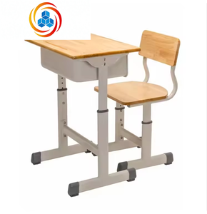 Modern Durable Eco-Friendly Ergonomic Stable Classroom Training Furniture Set Adjustable Height Wooden School Desk <b>Chair</b> for - Product Image 1