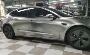 Envoltura de <span class=keywords><strong>vinilo</strong></span> para automóvil de PET, película para carrocería de automóvil gris brillante plateada metálica líquida - Product Image 4