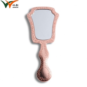 Wholesale OEM Retro Handheld <b>Mirror</b> Private Label <b>Compact</b> Pocket <b>Mirror</b> Travel Small Portable Makeup <b>Mirror</b> - Product Image 2