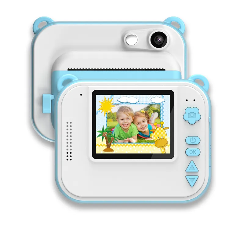 Digitale Kids Cam Print Instant Camera 2 Inch Printer Camera 'S Voor Kinderen Video Camcorder Digitale