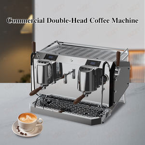 Commercial 9Bar 2 groupe écran tactile double groupe 10L chaudière 58mm tête de brassage saturée café électrique Machine à café expresso - Product Image 3