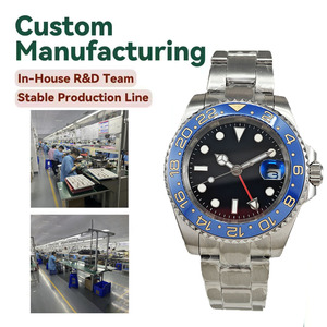 40MM Fully Automatic Mechanical Watch for Men GMT Series Business Casual Wrist Fashion Luxury Men's Watch - Product Image 1
