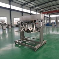 Machine de pré-refroidissement spirale à grand volume, refroidisseur automatique de volailles pour ligne de traitement d'abattoir