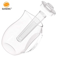Pichet à eau en acrylique avec couvercle, bouteille avec filtre d'infusion de saveur de fruits, 240 v, 2,5 l