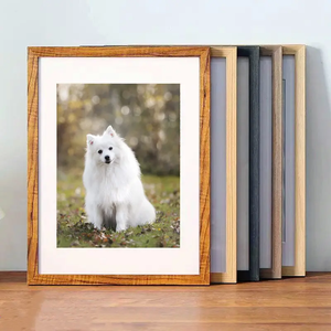 Cadres photo en bois massif moderne A4 A3 12x16 16x20 montage mural affiche affichage cadre photo en bois pour sujets de nature morte - Product Image 3