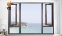 Ventana Abatible de Aluminio con Rotura de Puente Térmico de Alto Rendimiento STC y Vidrio con Aislamiento Acústico para Hospitales y Edificios Escolares