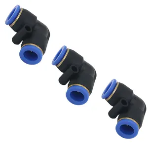 Made in china PV series pneumatic air hydraulic connector elbow fittings