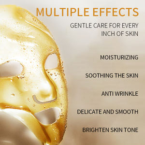 Mascarilla Facial de Hidrogel de Marca Privada, Mejora las Arrugas, Limpieza Profunda, Mascarilla de Belleza con Oro de 24k - Product Image 4