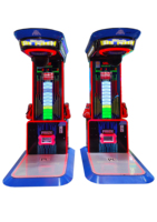 Machine de jeu de boxe électronique d'arcade à monnayeur en métal pour usage intérieur
