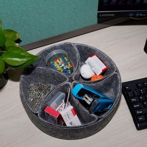 High Quality Felt Drawer Organizer <b>Tray</b> Desktop <b>Storage</b> Organizer <b>Tray</b> for Coins and Jewelry and Sundries with Factory Price - Product Image 5
