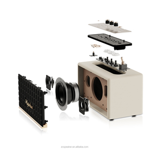 Oem retro bằng gỗ di động không dây cho <span class=keywords><strong>Bluetooth</strong></span> <span class=keywords><strong>Speaker</strong></span> với Mid-bass AUX đầu vào SD khe cắm thẻ <span class=keywords><strong>USB</strong></span> Cổng 120 Wát cho các bên ngoài trời - Product Image 4