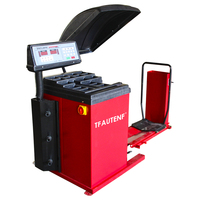 Machine d'équilibrage de roues numérique robuste TFAUTENF pour l'alignement des pneus, poids de roue max. 150 kg, efficace et pratique avec certification CE