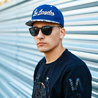 Casquette de danse urbaine brodée de lettres tendance, casquette snapback respirante et confortable, chapeau décontracté pour les sorties quotidiennes des jeunes