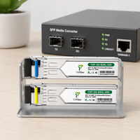 Module SFP de qualité télécom en gros 1.25G BIDI 20km 1310nm/1550nm Simplex LC Transceiver Fibre Optique Monomode Compatible GPRS