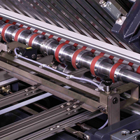 Système de livraison automatique de presses à rouleaux avec rouleaux de dégonflage pneumatiques 2300W, construction métallique pour produits pliés de haute qualité