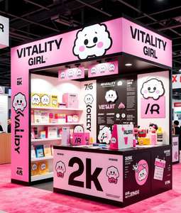 Diseño de Tienda Pop-Up Personalizada para Marcas de Juguetes y Belleza |   Solución de Visual Merchandising Modular y Equipamiento de Quioscos Minoristas Kawaii - Product Image 4