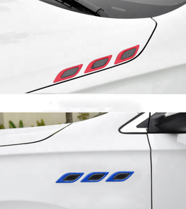 Juego de 6 Pegatinas Reflectantes para Automóvil, Adhesivos de Advertencia de Seguridad Antiarañazos para Camiones, Accesorios Decorativos Exteriores para Automóviles y Motos - Product Image 6