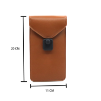 Sac de téléphone en cuir personnalisable, pochette de téléphone verrouillable avec bandoulière, interdiction de prendre des photos, adapté aux lieux privés