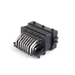 מפעל אספקת רכב ecu מחבר זכר כדי מסופי תיל נקבה עם התנגדות מגע 5 מ 'עשוי דיור פלסטיק ו-PC - Product Image 2