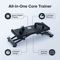 Simulador de Esquí para Gimnasio en Casa, Máquina de Equilibrio para Patinaje, Entrenador Lateral para el Hogar, Máquina de Esquí Mini para Ejercicio de Cuerpo Completo con Monitor Digital