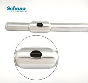 <span class=keywords><strong>Flauta</strong></span> de tubo curvado de cuproníquel plateado de 16 orificios - <span class=keywords><strong>Flauta</strong></span> de doble cabeza para niños - Tono C - Product Image 5