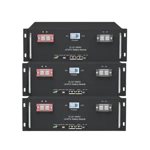 LiFePO4 배터리 팩 48V 100Ah 200Ah 51.2V 12Kw 10Kw 6000 사이클 최대 30 병렬 PC 모니터 인버터 배터리 수 RS485