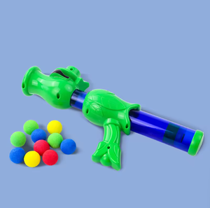 Lanzador de Pelotas de Juguete Interactivo para Gatos, Ecológico, con Pelota de Felpa y Balas Suaves, Juguete de Ejercicio - Product Image 6