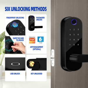 Cerradura Inteligente para Puerta con Cerrojo, con Ttlock Tuya Wifi, Entrada sin Llave con Huella Dactilar Biométrica, con Tarjeta RFID y Contraseña para el Hogar - Product Image 3