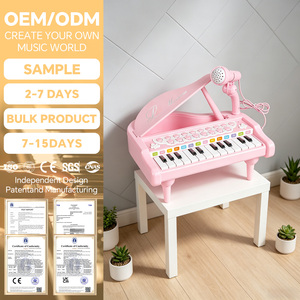 Juguete de <span class=keywords><strong>Piano</strong></span> <span class=keywords><strong>para</strong></span> Niños, Teclado Electrónico, Instrumento Musical de Aprendizaje Temprano <span class=keywords><strong>para</strong></span> Niños Pequeños, Regalo Educativo <span class=keywords><strong>para</strong></span> Niños y Niñas - Product Image 1